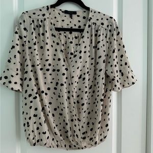 Wrap front blouse from Nordstrom